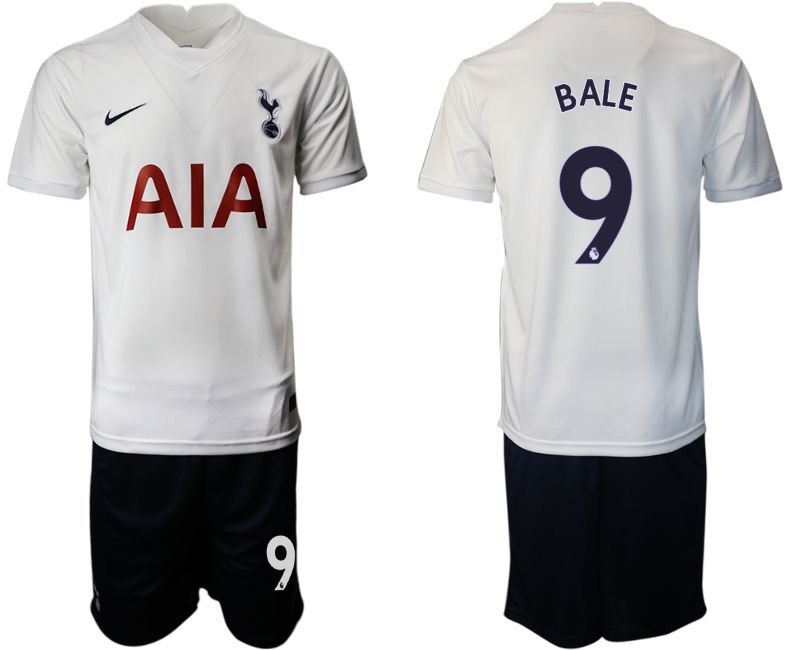 Men 2021-2022 Club Tottenham home white #9 Nike Soccer Jersey->tottenham jersey->Soccer Club Jersey